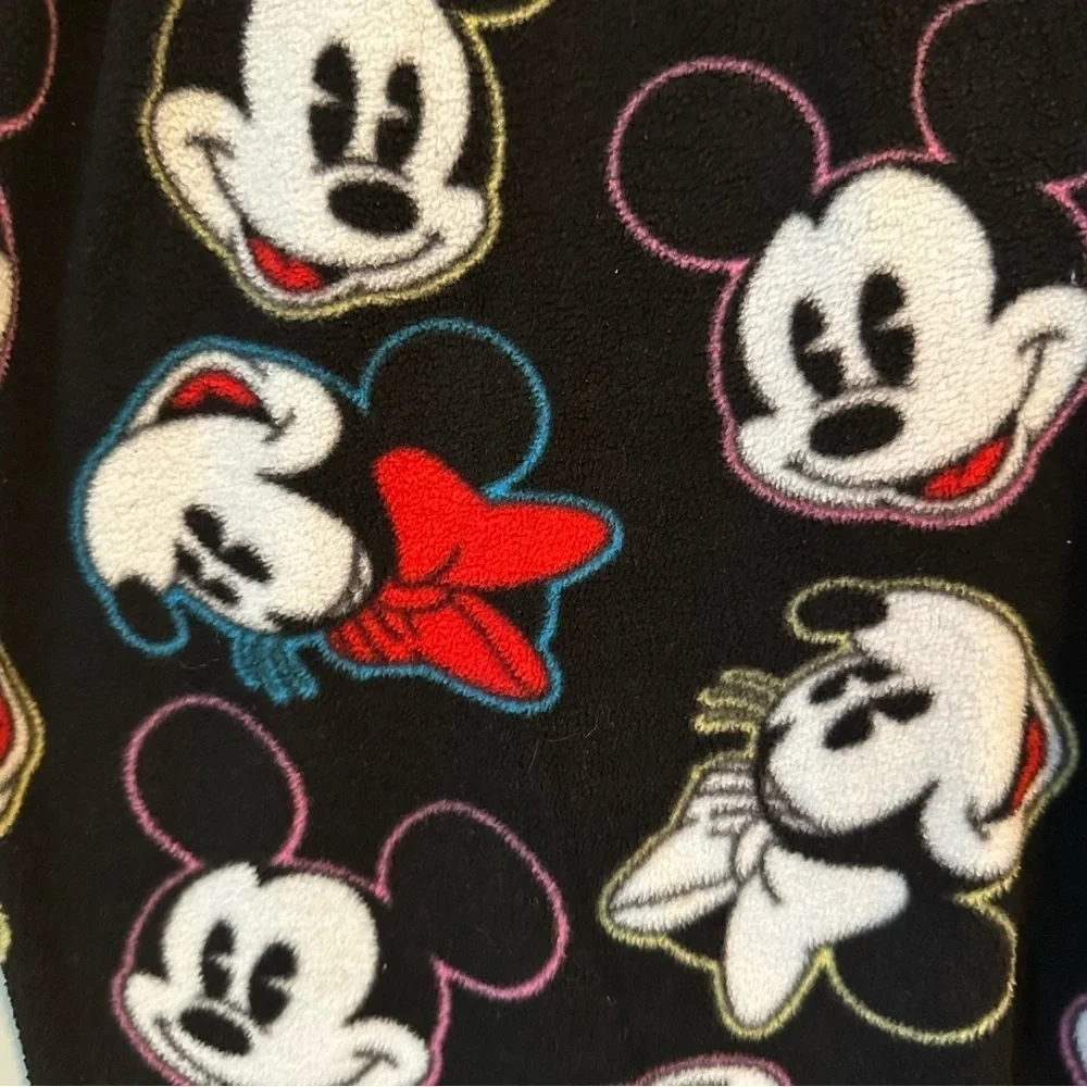 Disney Mickey and Minnie Mouse Soft Pajama Sleep Pants, Medium - Picture 4 of 5